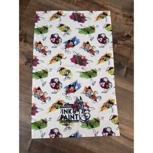 Disney Parks Ink & Paint Kitchen Towel Mickey Mouse Mr. Toad Artist Palette NEW